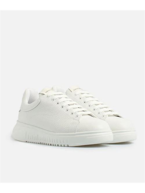 Sneakers in pelle bottolata Emporio Armani | X4X264 XF768.00001